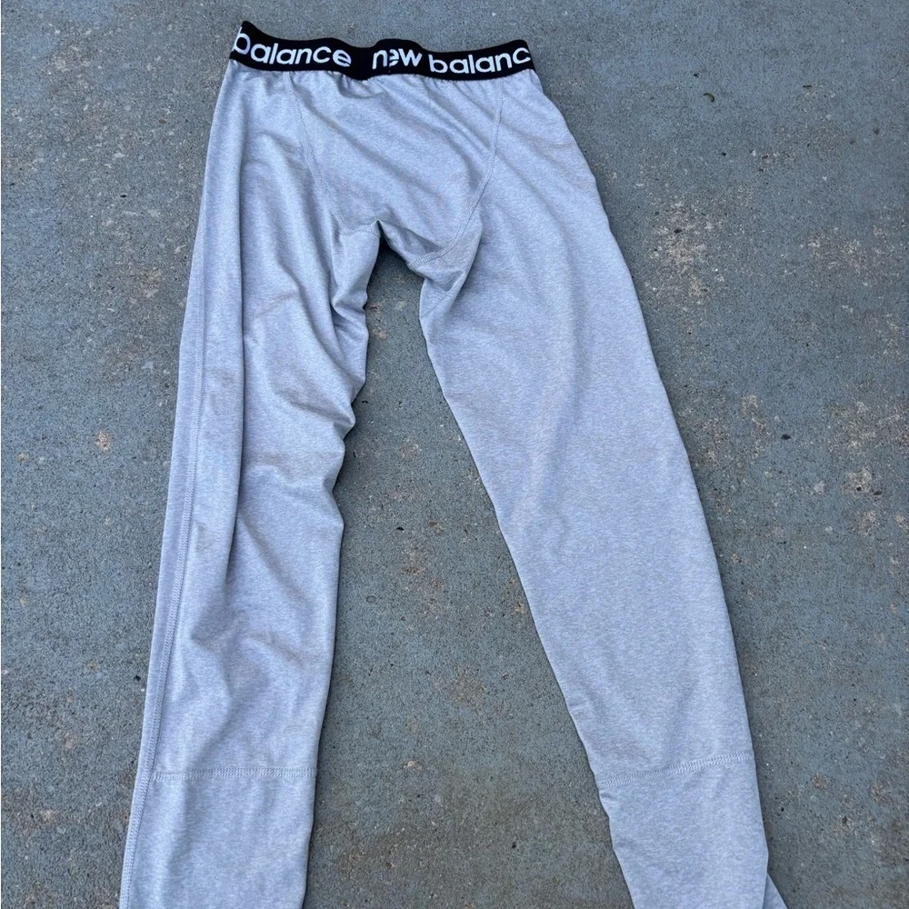 New Balance Kids Light Gray Leggings